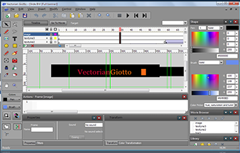 Vectorian Giotto : créer gratuitement des animations flash