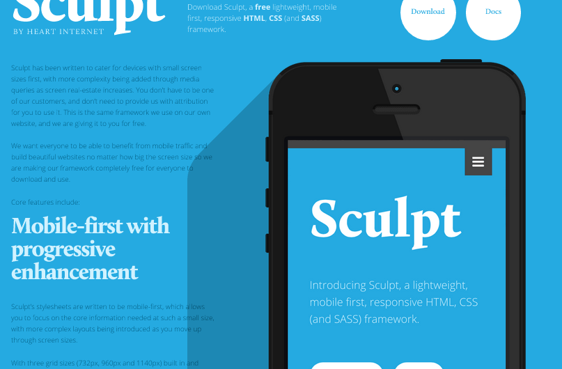 Sculpt, un framework responsive