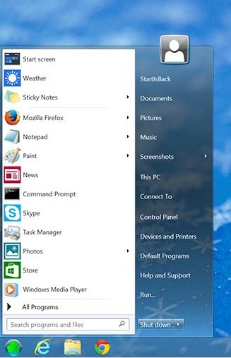 3 solutions pour retrouver le menu démarrer sous Windows 8