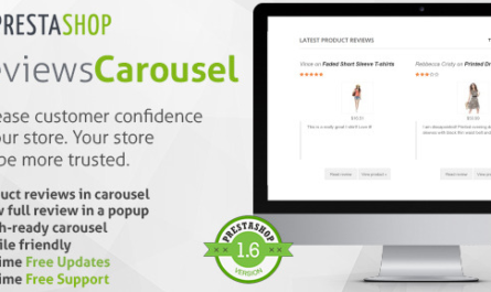 Reviews Carousel PrestaShop