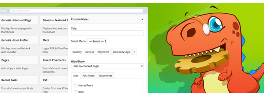 Widget Options, le plugin pour définir l&rsquo;affichage de vos widgets
