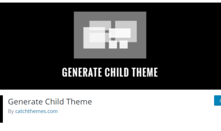 Generate Child Theme WordPress