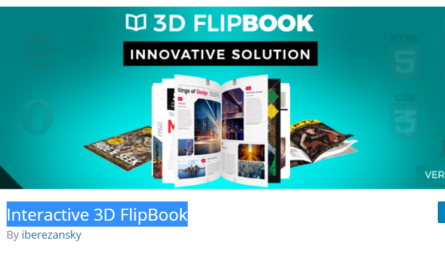 interactive 3d flipbook wordpress
