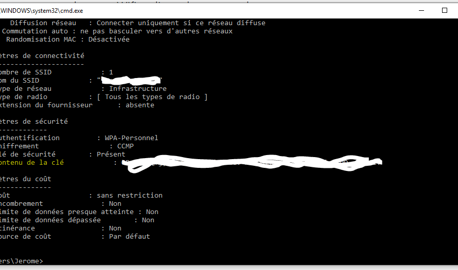 Retrouvez votre mot de passe Wifi en ligne de commande