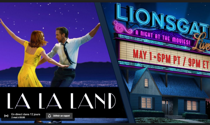 Lionsgate Live : des films diffusés gratuitement sur YouTube