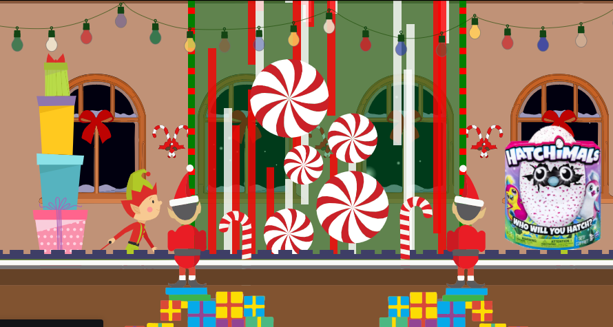 Une animation pour vos pages web sur le thème de l’atelier du Père Noël