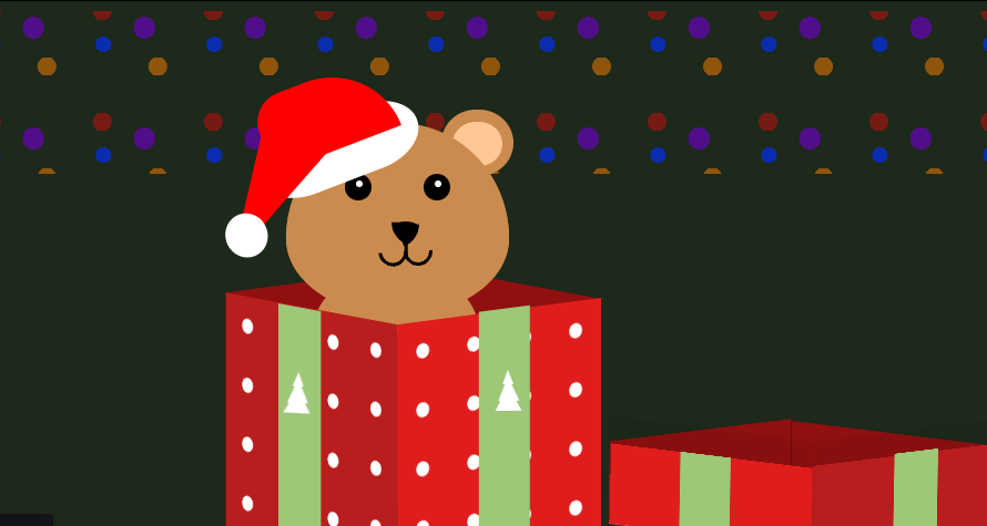 Une animation de Noël en HTML et CSS : 🎀Festive Christmas Gift 🎁