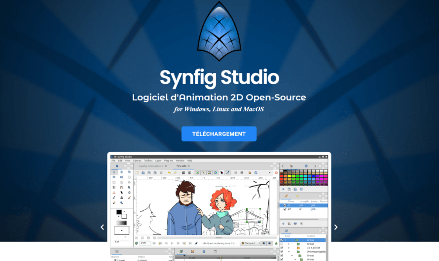 Synfig, un logiciel d’animation d’images vectorielles gratuit