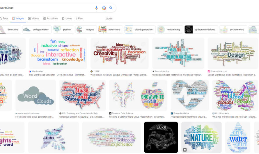 Créer facilement un nuage de mots clés