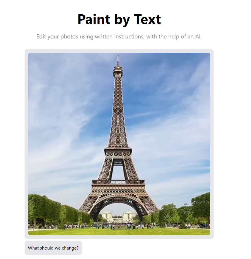 Paint by text