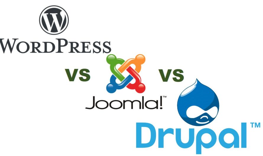 WordPress VS Joomla VS Drupal