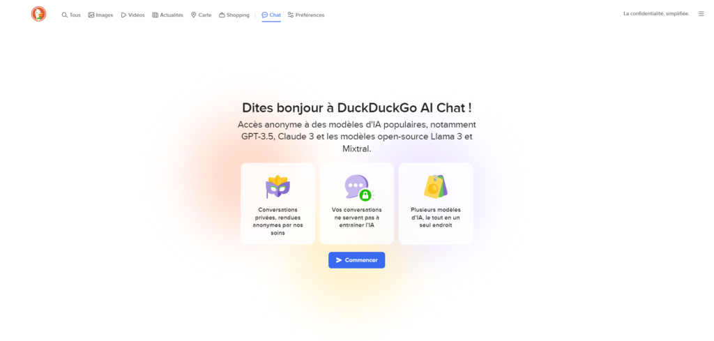 DuckDuckGo AI Chat