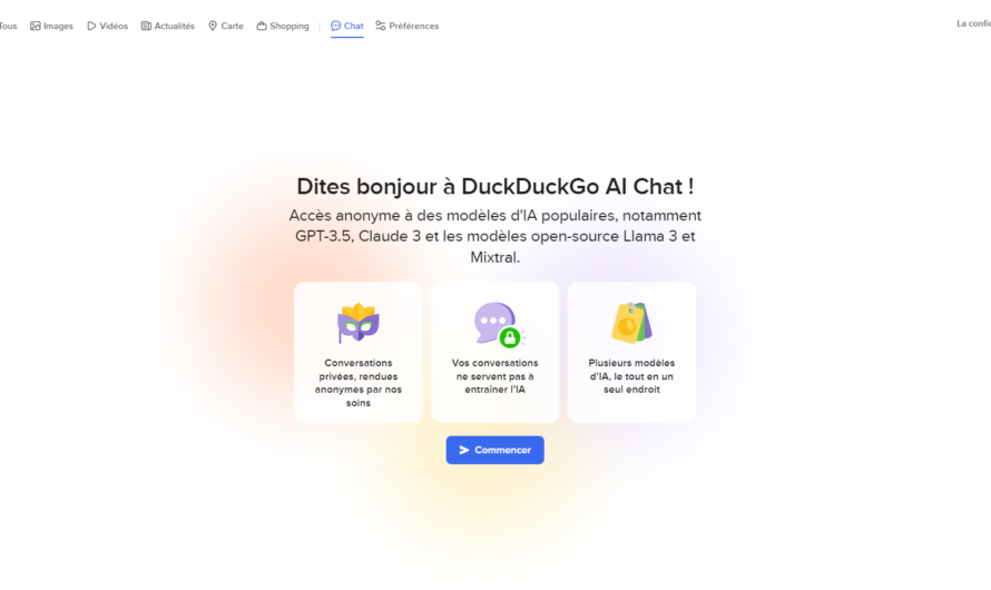Un chatbot respectueux de votre vie privée : DuckDuckGo AI Chat