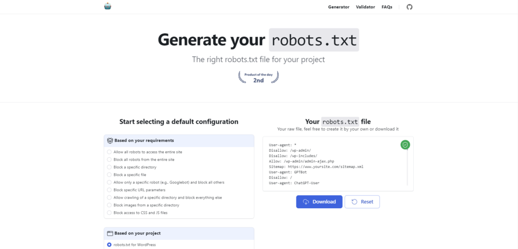 generateur robots.txt