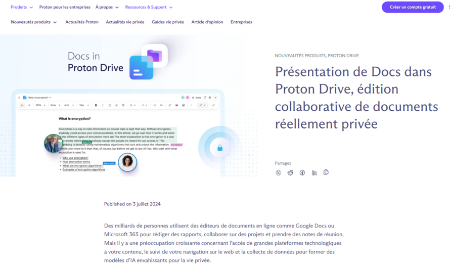 Proton Docs : La Nouvelle Révolution dans le Monde des Documents Sécurisés