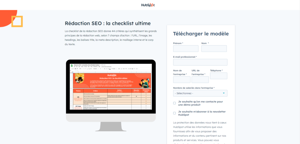 checklist redaction hubspot