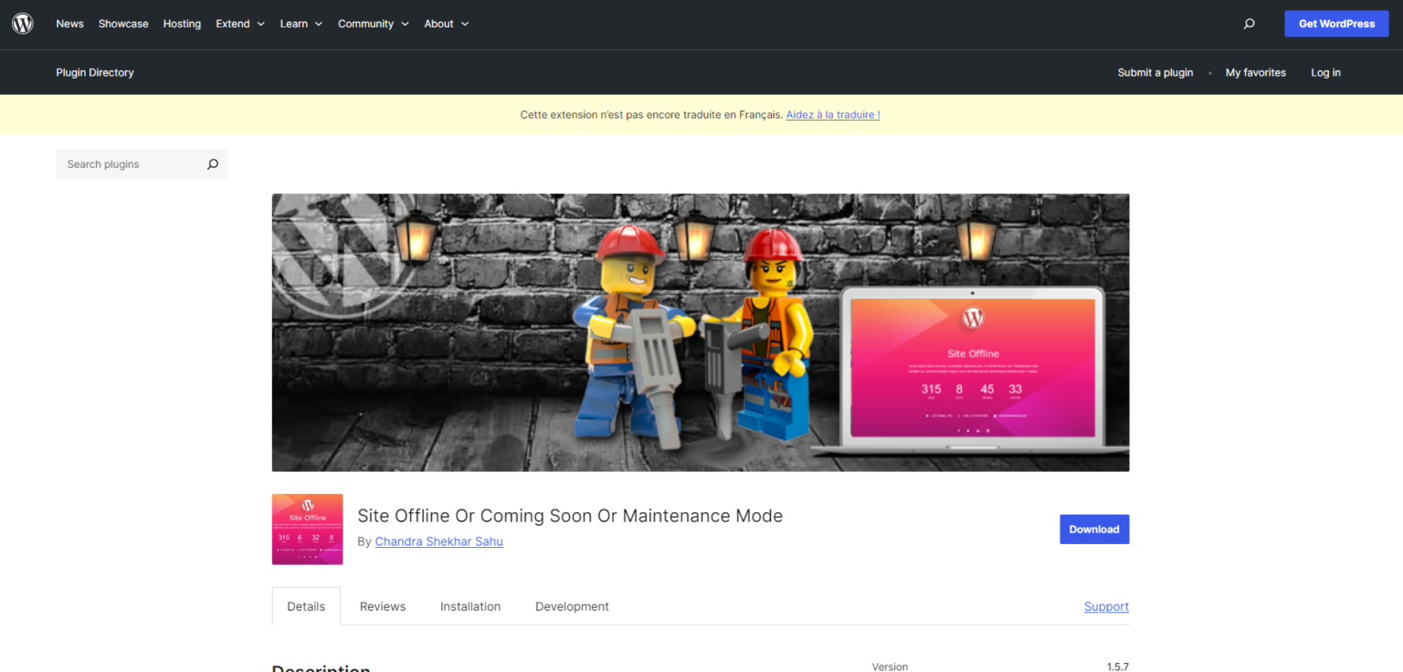 Le Plugin WordPress "Site Offline or Coming Soon or Maintenance Mode ...