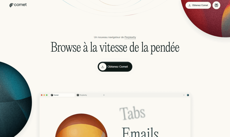 Comet, le navigateur IA de Perplexity : quand surfer devient collaborer