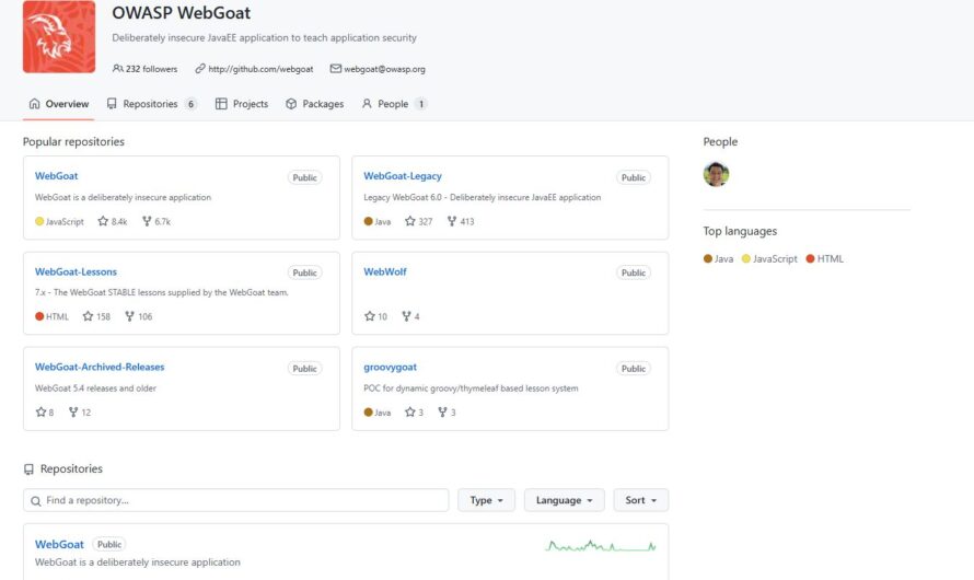 WebGoat — son origine, ses usages, ses avantages et limites