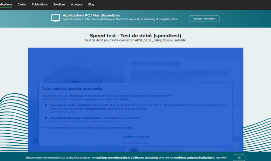 nPerf : un outil complet pour mesurer la qualité de votre connexion Internet