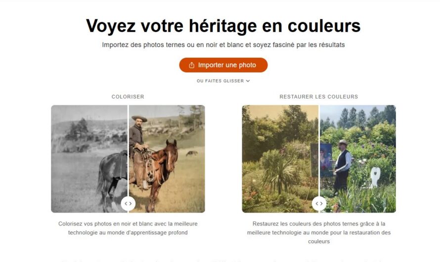 Les meilleurs outils gratuits pour coloriser une photo en noir et blanc