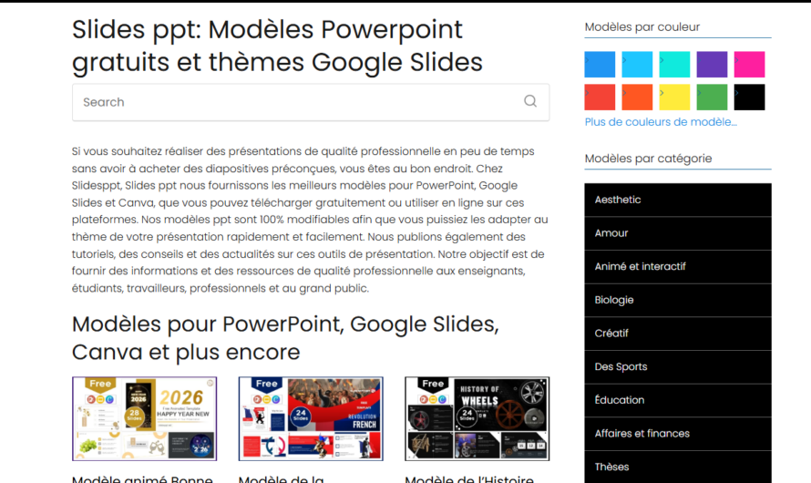 Les meilleurs sites pour trouver des templates PowerPoint gratuits en 2026